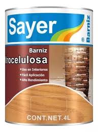 Barniz nitrocelulosa SAYER PN-0010.40 primer blanco 4L