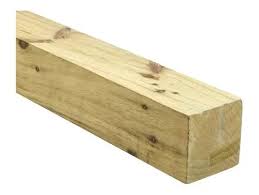 Madera polín de 3 x 3 x 8 pies