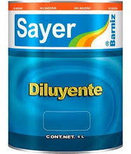 Cargar imagen en el visor de la galería, Diluyente solvente SAYER D-0300.40 4L