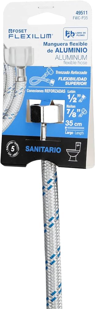 Manguera flexible de aluminio para sanitario FWC-P35 (49511) Foset