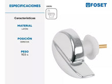 Cargar imagen en el visor de la galería, Palanca para sanitario  PW-021 Foset