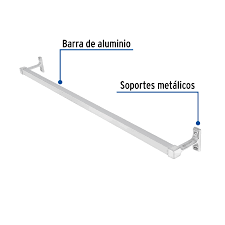 Toallero metálico de barra  A-905 Foset