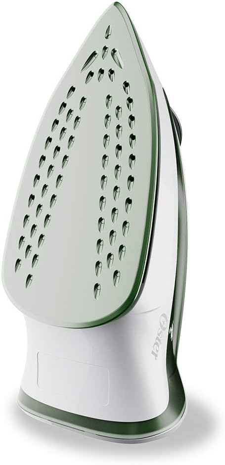 Plancha de vapor blanca- verde con suela de antiadherente Oster GCSTBS3803-013